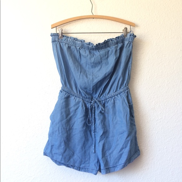 Anthropologie Other - 1250 C Jean romper! Comfy!